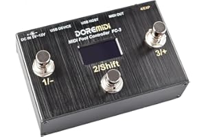 DOREMIDI MIDI Foot Controller (FC-3) MIDI Controller entwickelt, der für Fußsteuerung verwendet werden kann
