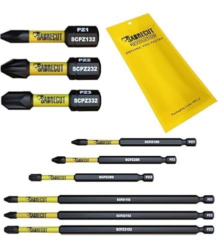 Punte Trapano Percussione T25 Torx Set Punte Trapano A Percussione T25 Torx - 10 Pezzi Da 50 Mm, Marca SabreCut, Professionali Attrezzi Per Fai-da-te - Foto 3