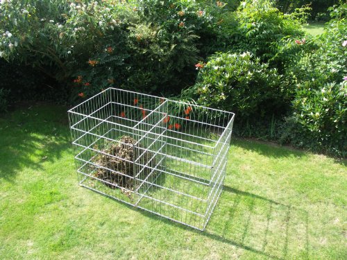 Laub & Rasenschnitt Komposter Oktagon über 3.200 Liter Füllvolumen