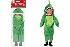 PMS Elves Behaving Badly Elf Doll Dress Up Outfit Christmas Novelty Accessory Costume Dinosaure