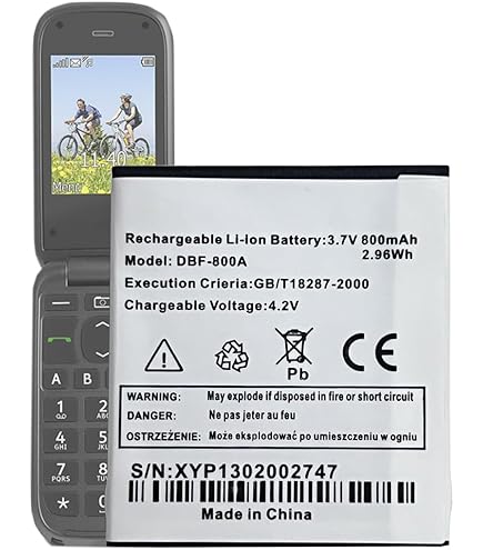 Avizar Batteria Di Ricambio Per Doro PhoneEasy 520-632 3,7V 800mAh Li-ion | Acquistare Online