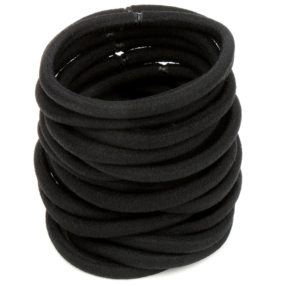 H S 100 Elastic Hair Bands 4mm Hair Ties Bobbles Elastics