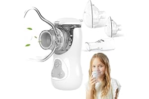 ‎FEELLIFE FEELLIFE Inhaliergeräte für Erwachsene, Inhalationsgerät Kinder, Inhalationsgerät Inhalator Vernebler Inhaliergerät, Nebulizer Baby Air Kids Mini Aerosol Inhalator Leiser Inhaliergerät