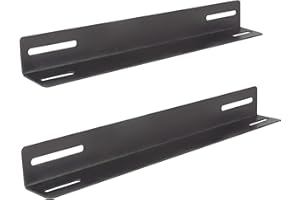 aiten data Juego de 2 Guías Laterales Fijas de Soporte. Medidas: Ancho x Fondo x Alto: 700 x 40 x 40 mm, Válidas para Armarios Rack 19" de 1000 mm