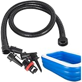 Gen&eacute;rico Inflatable Pump Hose with Connectors - Versatile Accessory for Kayak, Paddle Surf, Pool Mats, Easy Installation, Ide