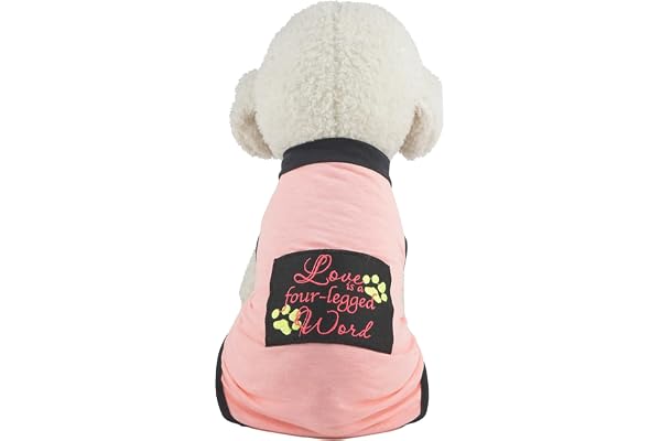 Emily Pets Dog Shirt Pet T-Shirt Sleeveless Plain T-Shirts with Knotted Bow Tie Colorful Sweatshirt Hosiery Fabric Breathable Mesh Dogs Camouflage Cute Comfortable for Dogs Cats Puppy(XS,Neon),1 Count