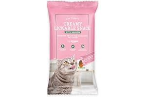 by Amazon Golosinas para Gatos – Snack para lamer – Salmón 5 x 15 g, 75 g