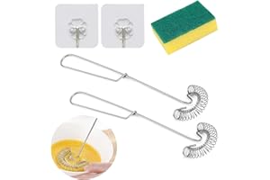 EnixwH 2 sztuki trzepaczka spiralna ze stali nierdzewnej, trzepaczka, trzepaczka ze stali nierdzewnej, trzepaczka do gotowania do mieszania mleka śmietany jajka oraz sosy narzędzia kuchenne akcesoria