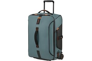 Samsonite Paradiver Light - Reisetasche mit Rollen & Rucksackfunktion (55 cm), Small, Handgepäck, Wasserabweisend, Leicht, 51L, Waldgrün (Forest)