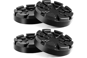 GEARMONSTER 4 Stück Wagenheber Gummiauflage 125mm Universelle Jack Pads Gummiauflagen für Wagenheber & Hebebühnen, Schützt Auto vor Kratzern