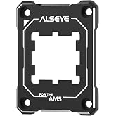 ALSEYE AM5 G&uuml;&ccedil;lendirme Kiti i&ccedil;in CPU Kontak &Ccedil;er&ccedil;evesi, AMD AM5 CPU i&ccedil;in B&uuml;k&uuml;lme &Ouml;nleyici Toka (Siyah)