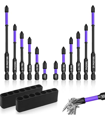 12 Pezzi Inserti Per Avvatore Professionali High Magnetic - 10