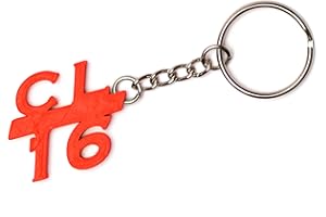 Motoreco CL 16 Charles Leclerc Keychain | Made From Repurposed Waste Plastic | F1 Gift