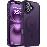 URUCHI G&uuml;&ccedil;l&uuml; Manyetik Telefon Kılıfı, [Mag-Safe ile Uyumlu] [Askeri D&uuml;zey D&uuml;şme Koruması] [G&uuml;&ccedil;l&uuml; Silikon Kenarlar] İnce Yarı 