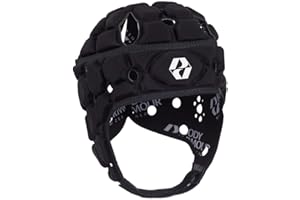 BANZ Body Armour NZ Ventilator Adults Rugby League Union Headguard Camo Black