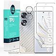 Ibywind Schutzfolie für Honor 70 5G(6,67 Zoll),mit 2 Stück flexibler TPU-Folie,1 Stück Kameraobjektivschutz,1 Stück Kohlefase