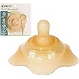 BONIRY Silicone Nipple for Breastfeeding with Latch Difficulties Or Flat Or Inverted Nipples to Help Mums Continue Breastfeeding (Breast Feeding 2 Pcs)
