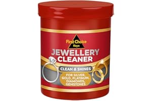 First Choice Kaya Jewellery Cleaner for Silver Gold Platinum Diamonds Gemstones Cleans and Restores Shine (145ml)