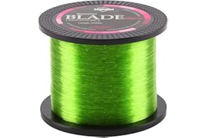 ‎SEAKNIGHT SeaKnight Blade Nylon Angelschnur Monofil Karpfen 500M/1000M Salzwasser Monofile Angelschnur Forelle 2-35LB Schwarz Weiß Blau Grün Gelb