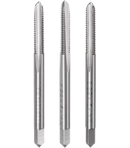 QUARKZMAN Taraud M6 X 0.5 Cobalt Titane - 2 Pièces - Taraud Machine 3 Cannelures Pour Filetage Précis Montres Et Métaux Durs