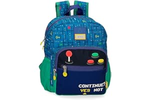 Enso Gamer Mochila Preescolar Azul 23x28x10 cms Poliéster 6,44L