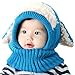 Etosell Lovely Warm Toddler Kids Baby Unisex Woolen Kintted Scarves Cap