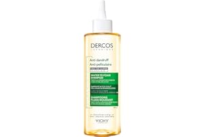 Vichy Dercos Shampoo Anti-Forfora Acqua-Mousse, Per Capelli Ricci e Crespi, Azione Anti-Forfora e Anti-Prurito, Cuoio Capelluto Lenito, Con Piroctone Olamine e Acido Salicilico, 200 ml