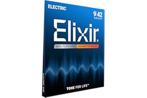Elixir E-Gitarresaiten Satz, Super Light, Nickoleped NanoweB, 009-042