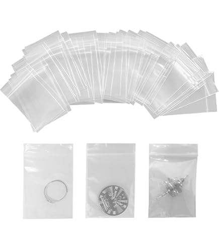 500 Bustine Richiudibili Trasparenti - 5 Misure, Per Alimenti E Oggetti Piccoli - Foto 3