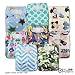 LittleBloom, Reusable Pocket Cloth Nappy, Fastener: Velcro, Set of 8, Patterns 808, With 8 Microfibre Inserts, (see "Special Offers and Product Promotions" for Special Offers Detail)