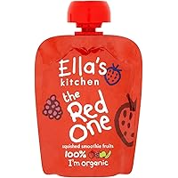 Ella's Kitchen The Red One Organic Squished Smoothie Fruits 90 g (Pack of 5)