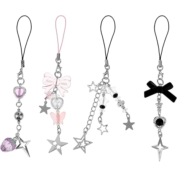 ASOMI Y2K Porte-clés Esthétique, Porte-clés étoile Coeur