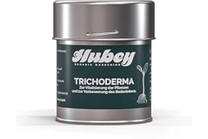 hubey® Trichoderma - Streuer zur Impfung der Wurzeln, Wurzelstimulator, Trichoderma Harzianum, Bodenhilfstoff, Erhöht Erträge, Blütenbildung & Wachstum, 50g
