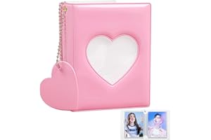KECOOL 3 Inch Kpop Photocard Binder (Pink)