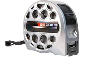 DAZZLEEX Metro a Nastro telescopico in Acciaio Inossidabile, Grado Industriale, Impermeabile, antiruggine e Resistente alla corrosione, 5,25 m