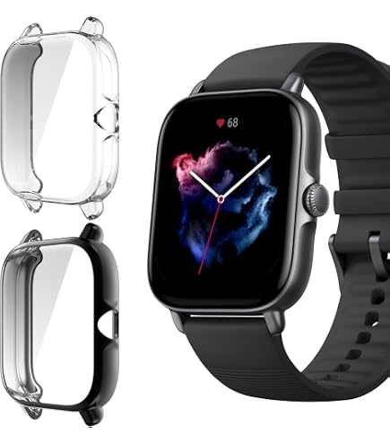 Per Amazfit Bip 5 Custodia protettiva in TPU all-inclusive (trasparente Per Amazfit Bip 5 Custodia protettiva in TPU all-inclusive (trasparente