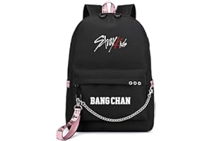 NCTCITY Kpop Stray Kids Sac À Dos Sac D'école Cadeau Cadeau Sac D'ordinateur Portable Université School Bookbag Voyage École Toile Sacs Bang Chan Changbin Hyunjin Han Felix Seungmin