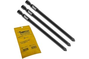 3 x SabreCut SC116PH2_3 116 mm PH2 Kompatybilny z Hilti SMD 57 SMD57 116/4 1/2 Zmontowany wkrętak do suchej zabudowy Pistolet Końcówka Phillips No.2 Heavy Duty