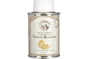 La Tourangelle - Huile de tournesol à l'arôme naurel de truffe blanche - Tuber magnatum - Huile prestigieuse - 125ml