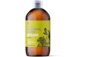 NATURES GREATEST SECRET Nature’s Greatest Secret Colloidal Silver Pet Care 10 ppm – Crystal Clear, Small Particle Size, Neutral pH – 500 ml PET Bottle
