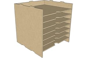 LASERSMITH 12 x 12" Inch Paper Storage Unit for Craft etc fits Kallax Cube Storage