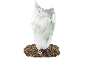 HaGa-Welt.de Housse d'hivernage Non tissée 50 g/m² Protection Contre Le Gel des Plantes en Pots et rosiers 80cm x 120cm Blanc