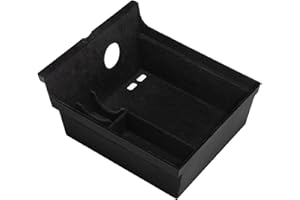 BRAVEKOI Mittelkonsolen Organizer für Tesla Model Y Tesla Model 3 Tablett Innenzubehör Maßgeschneiderte versteckte Schubladen-Aufbewahrungsbox mit Sonnenbrille und Münzhalter Aufbewahrungsbox Tray