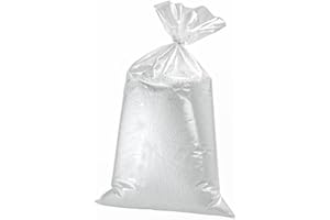 Bepouf - Sacco di Perle Polistirolo Espanso 100 Litri per Riempimento Pouf Poltrone Cuscini, Diametro da 2 a 8 mm - Palline Polistirolo per Imbottitura Pouf a sacco