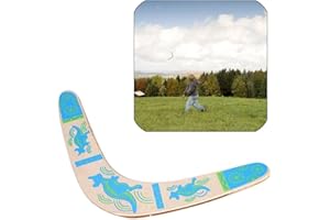Sqxaldm Boomerang en Bois en Forme de V Boomerang en Plein Air Volant Jouet Volant Bois pour Sports de Plein Air Boomerang pour Le Sport en Plein air de Jeux Boomerang Volant pour Enfants et Adultes
