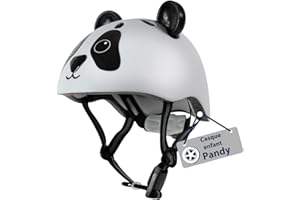 HUDORA Casque pour Enfants Beary - Casque Confortable pour Tout-Petits en XXS/XS - avec Un Adorable Motif d'ours - Casque de Haute Qualité - Idéal pour Draisienne, Trottinette & Vélo