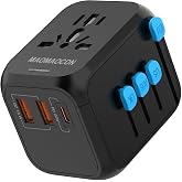 3er-Set Weltreisestecker – Universaladapter Für Deutschland, USA, England, Thailand, Italien & Mehr – Kompakt & Sicher