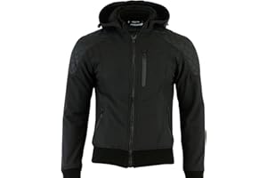 RKsports 291 Motorcycle Motorbike Waterproof Soft Shell Hoodie Jacket (5XL)