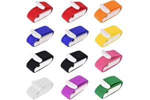 TOEECY 12 Pezzi Laccio Emostatico Elastico Fibbia Rapida Multicolore Pronto Soccorso Emergenza Escursionismo Campeggio Attrezzatura Sopravvivenza