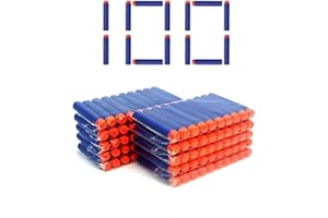 DEWEL 100pcs 7.2cm Refill Darts Bullets Blasters Children Toy Gun Blue Soft Bullet Foam Guns Accessories